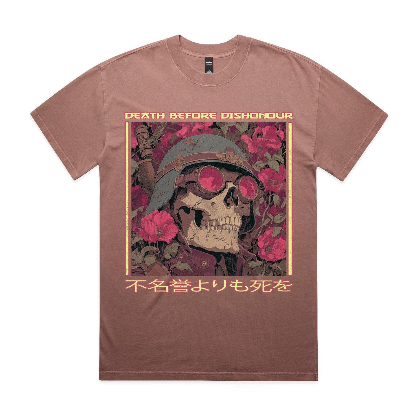 Death Before Dishonour Heavy Faded T-Shirt | Ozzy Anarchy