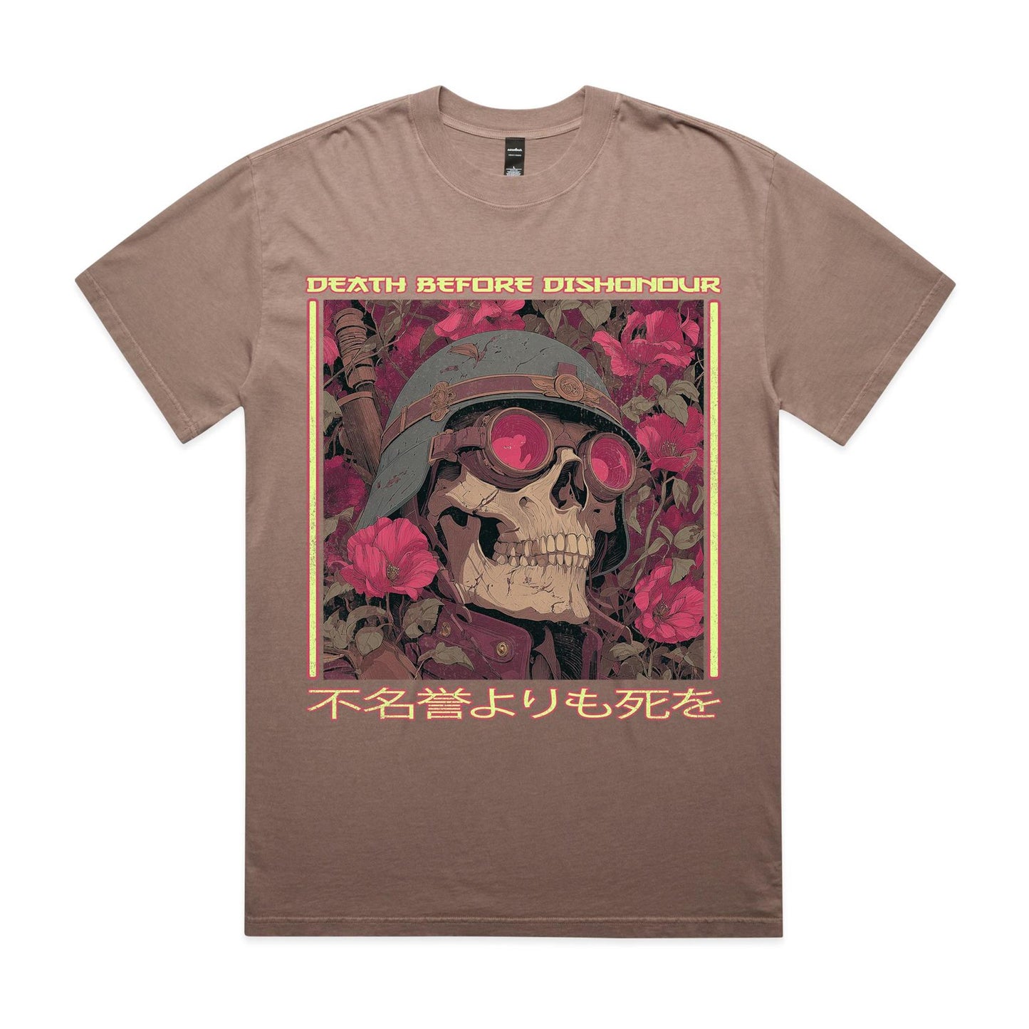 Death Before Dishonour Heavy Faded T-Shirt | Ozzy Anarchy