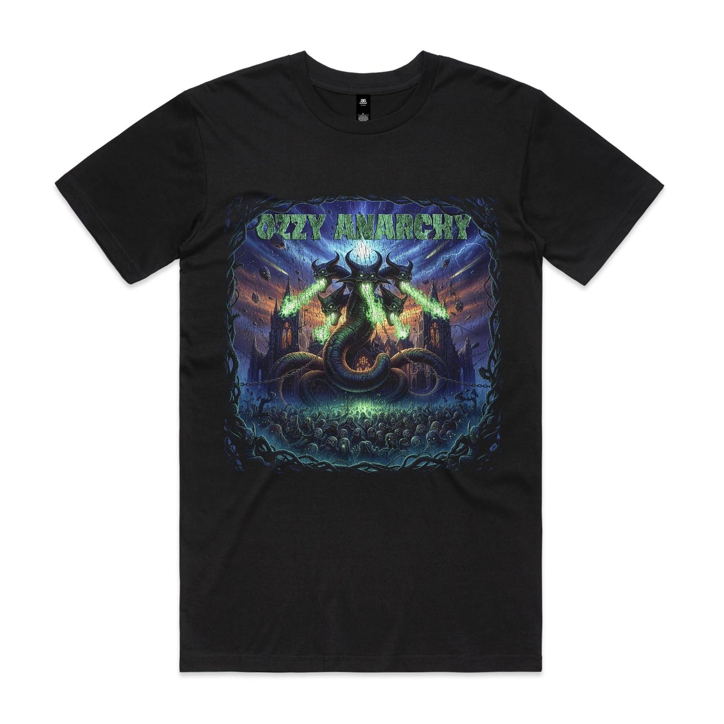 Five God Dragon Staple Tee | Ozzy Anarchy