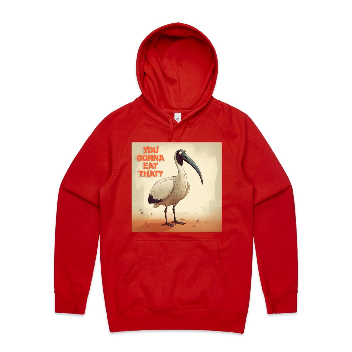 Men wearing organic cotton bin chicken you gonna eat that t-shirt