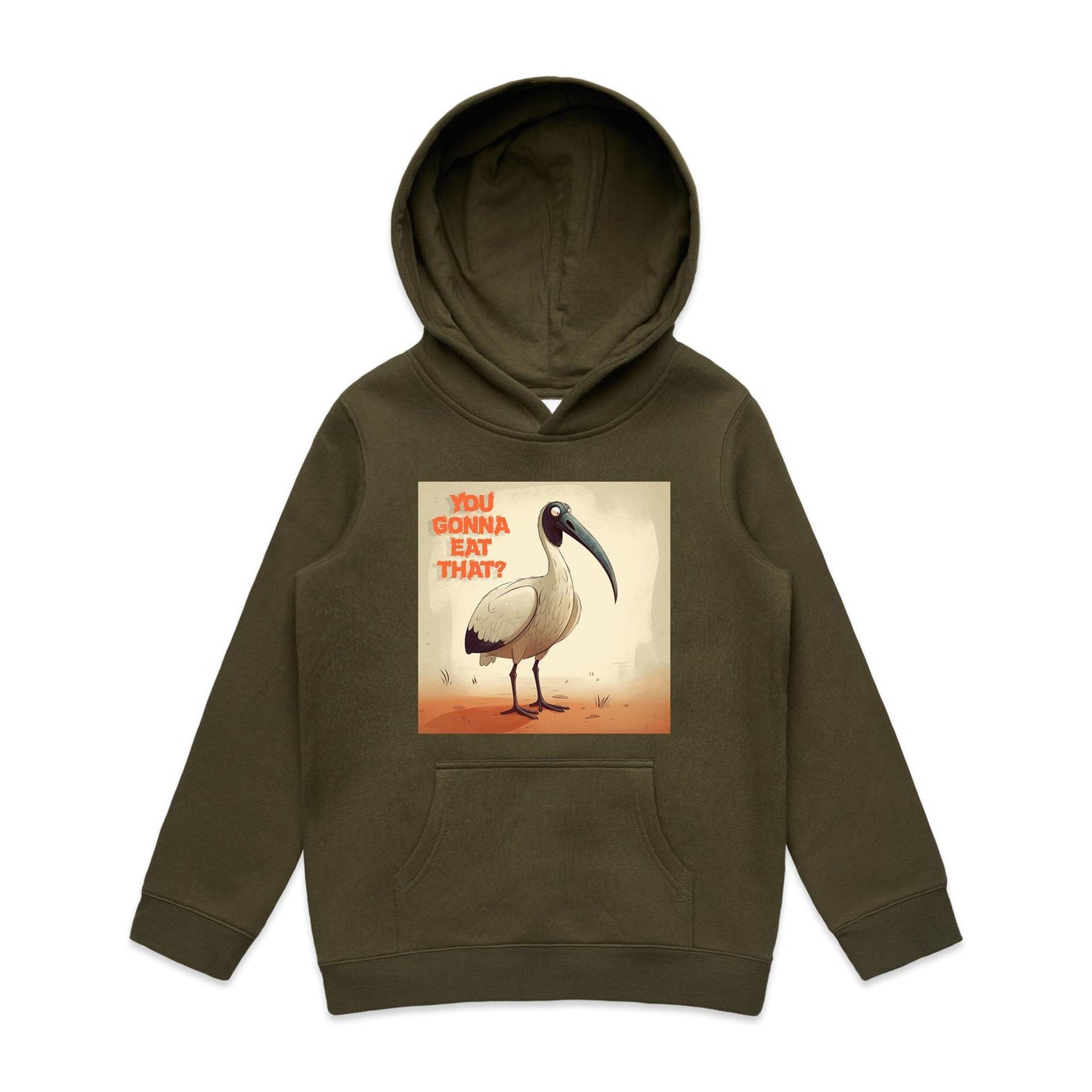 Bin Chicken Youth Supply Hoodie: "You Gonna Eat That?" | Ozzy Anarchy