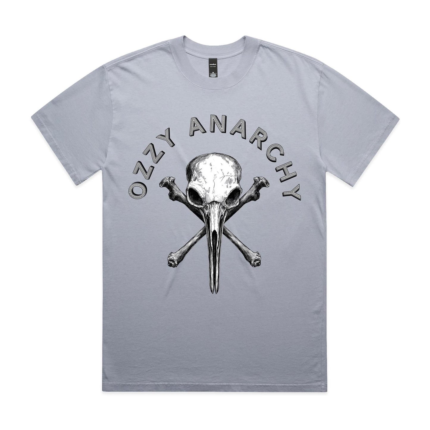 Bin Chicken Skull | Heavy Faded T-Shirt | Ozzy Anarchy