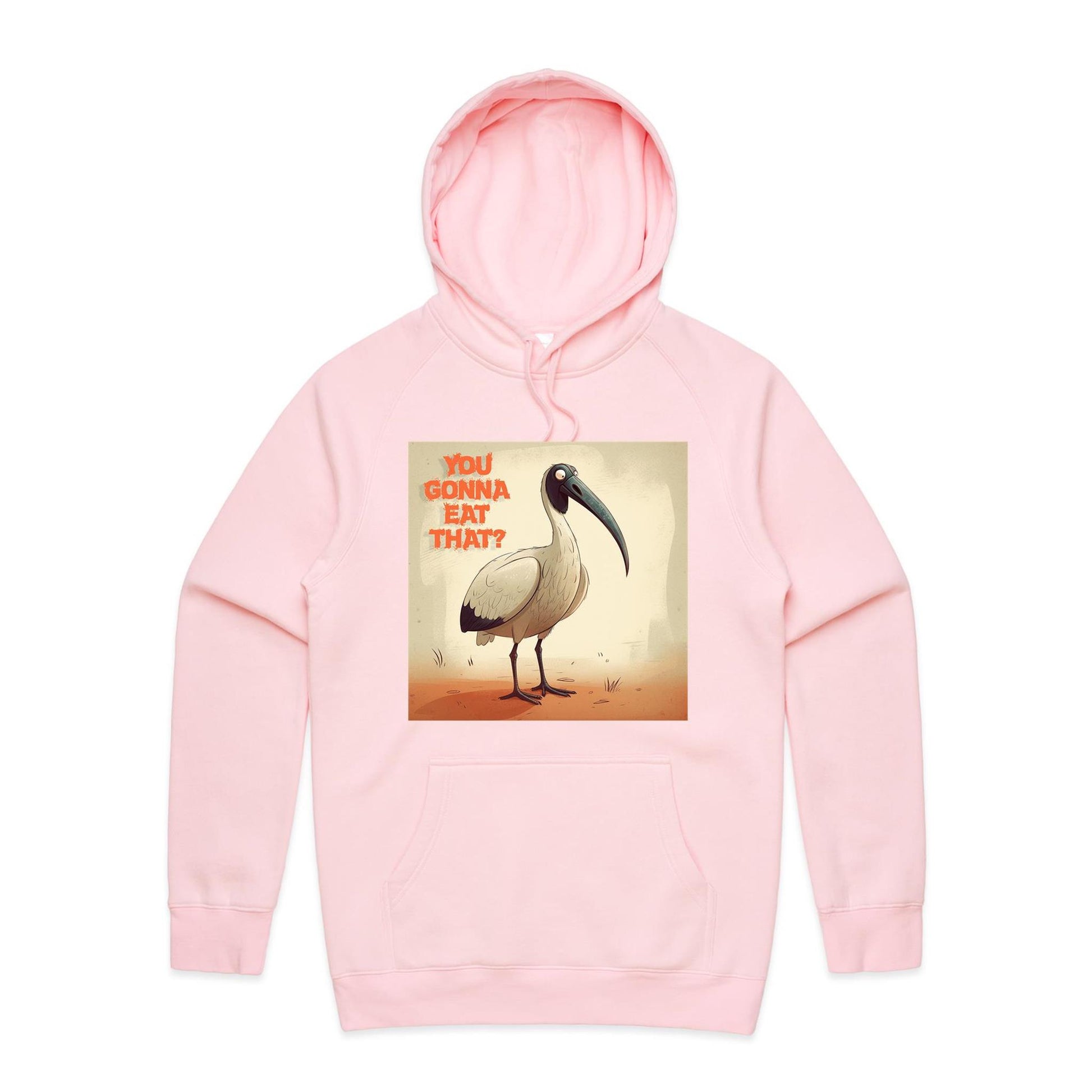 Men wearing organic cotton bin chicken you gonna eat that t-shirt