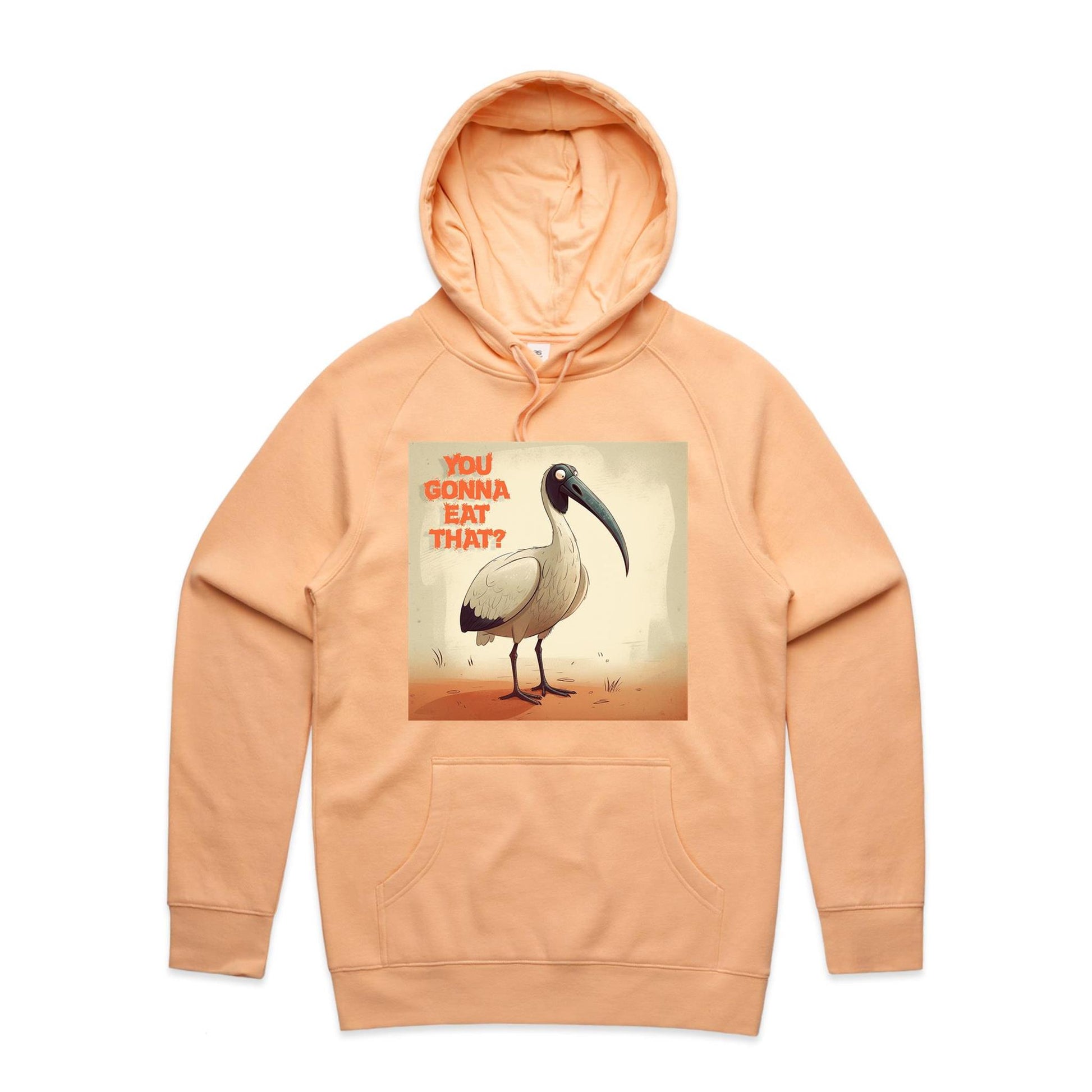 Men wearing organic cotton bin chicken you gonna eat that t-shirt