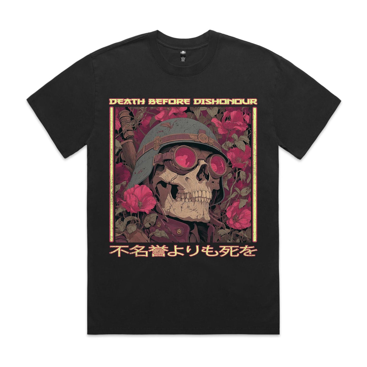 Death Before Dishonour Heavy Faded T-Shirt | Ozzy Anarchy