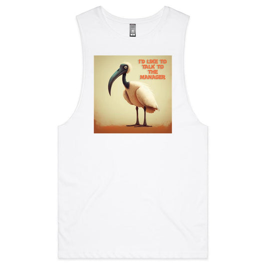 Bin Chicken Tank Top: "I'd Like To Talk To The Manager" | Ozzy Anarchy