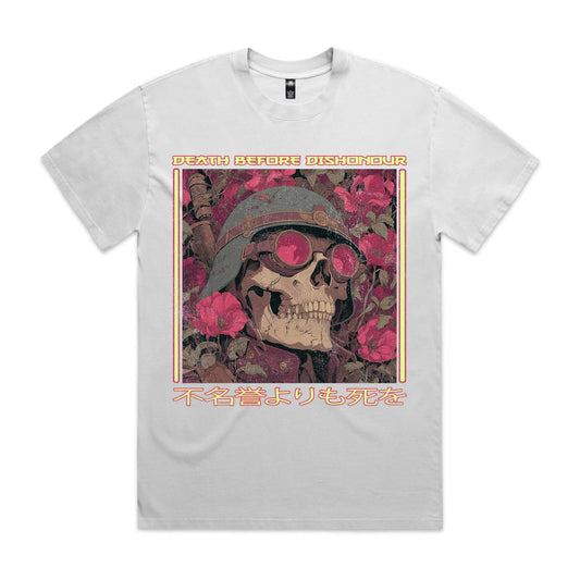 Death Before Dishonour Heavy Faded T-Shirt | Ozzy Anarchy