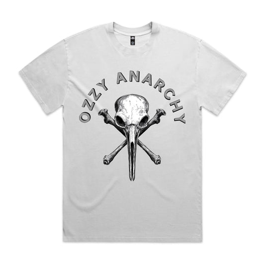 Bin Chicken Skull | Heavy Faded T-Shirt | Ozzy Anarchy