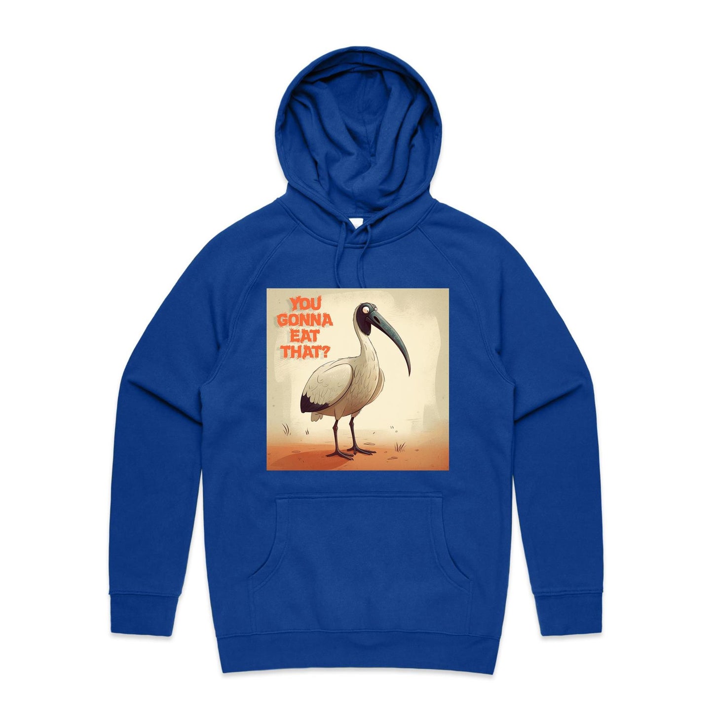 Men wearing organic cotton bin chicken you gonna eat that t-shirt