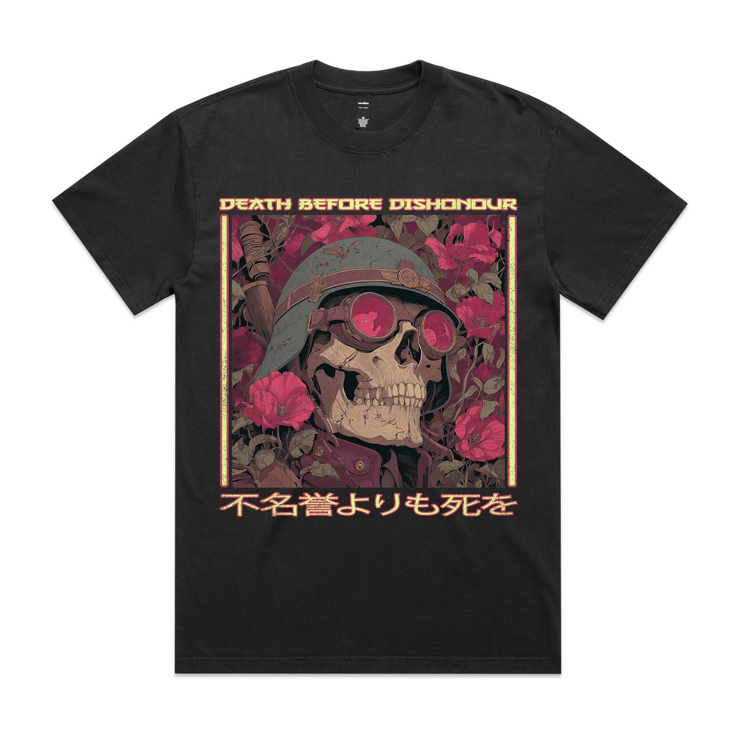 Death Before Dishonour Heavy Faded T-Shirt | Ozzy Anarchy