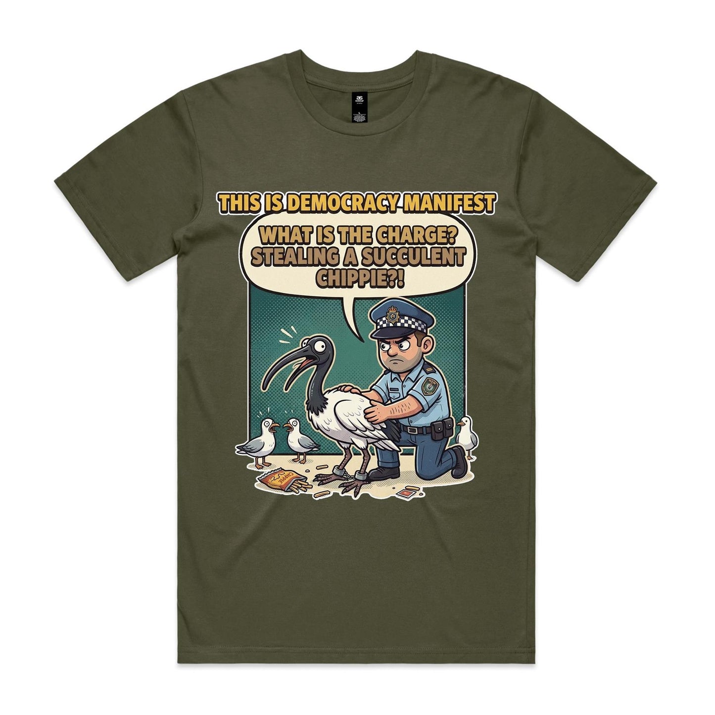 Bin Chicken - This Is Democracy Manifest Tee