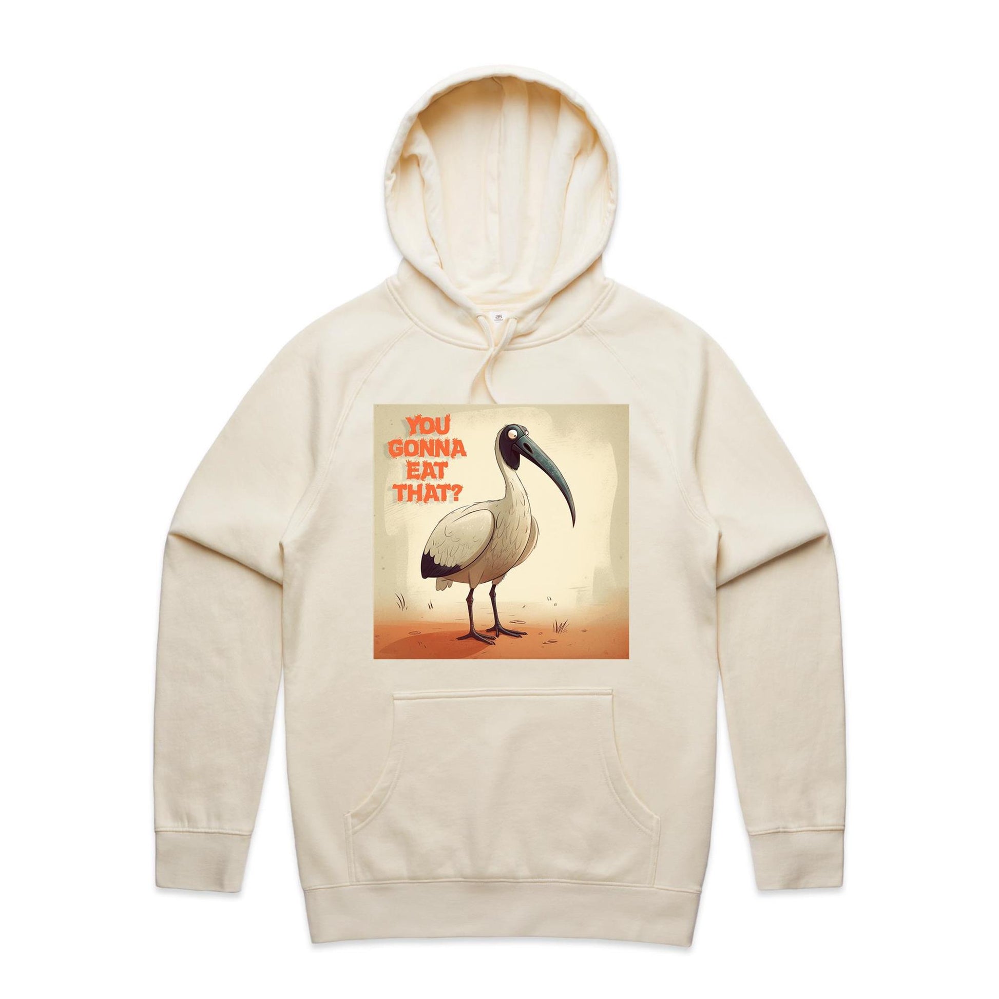 Men wearing organic cotton bin chicken you gonna eat that t-shirt