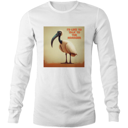 Bin Chicken Long Sleeve: "I'd Like To Talk To The Manager" | Ozzy Anarchy