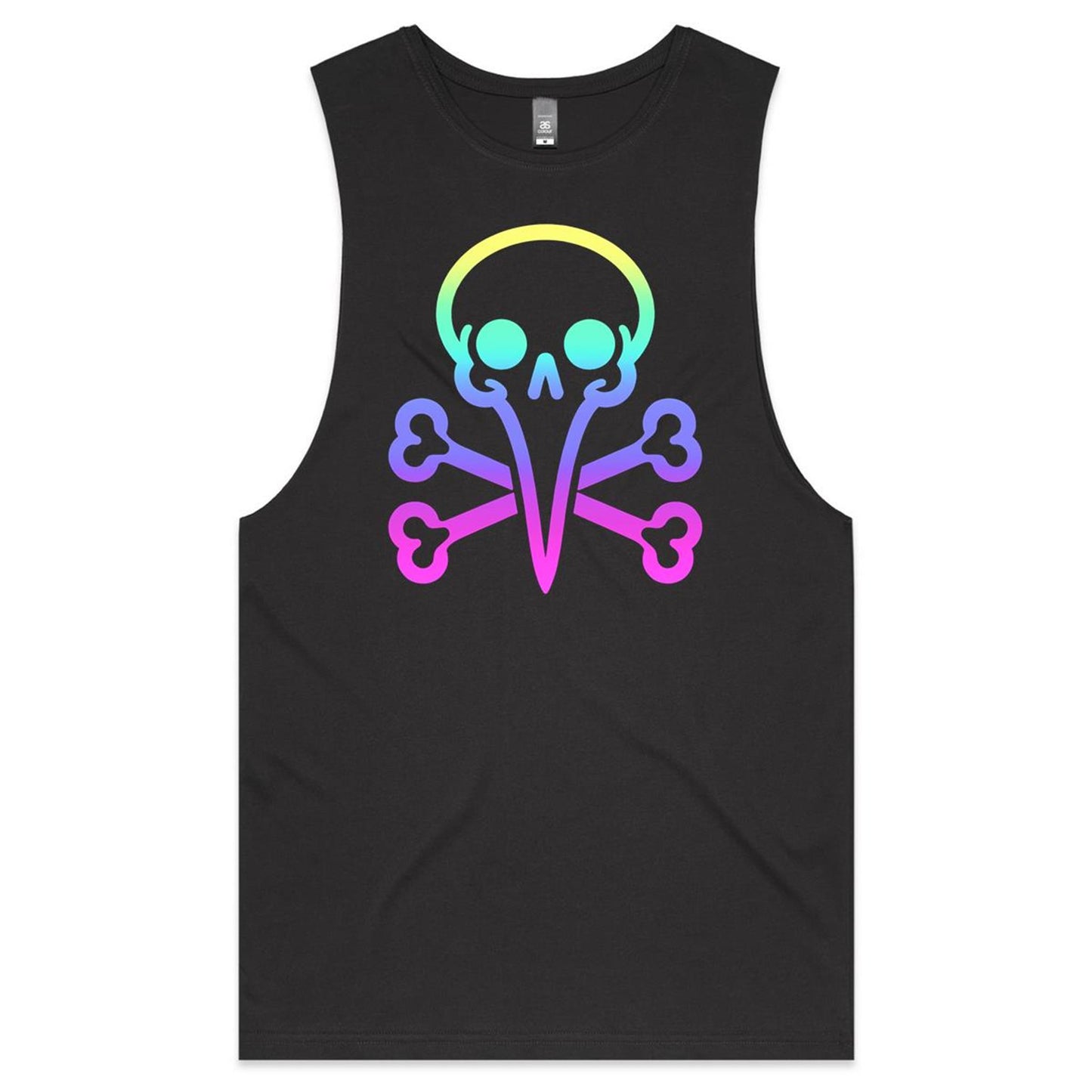Men's Tank Top - Rainbow Skull