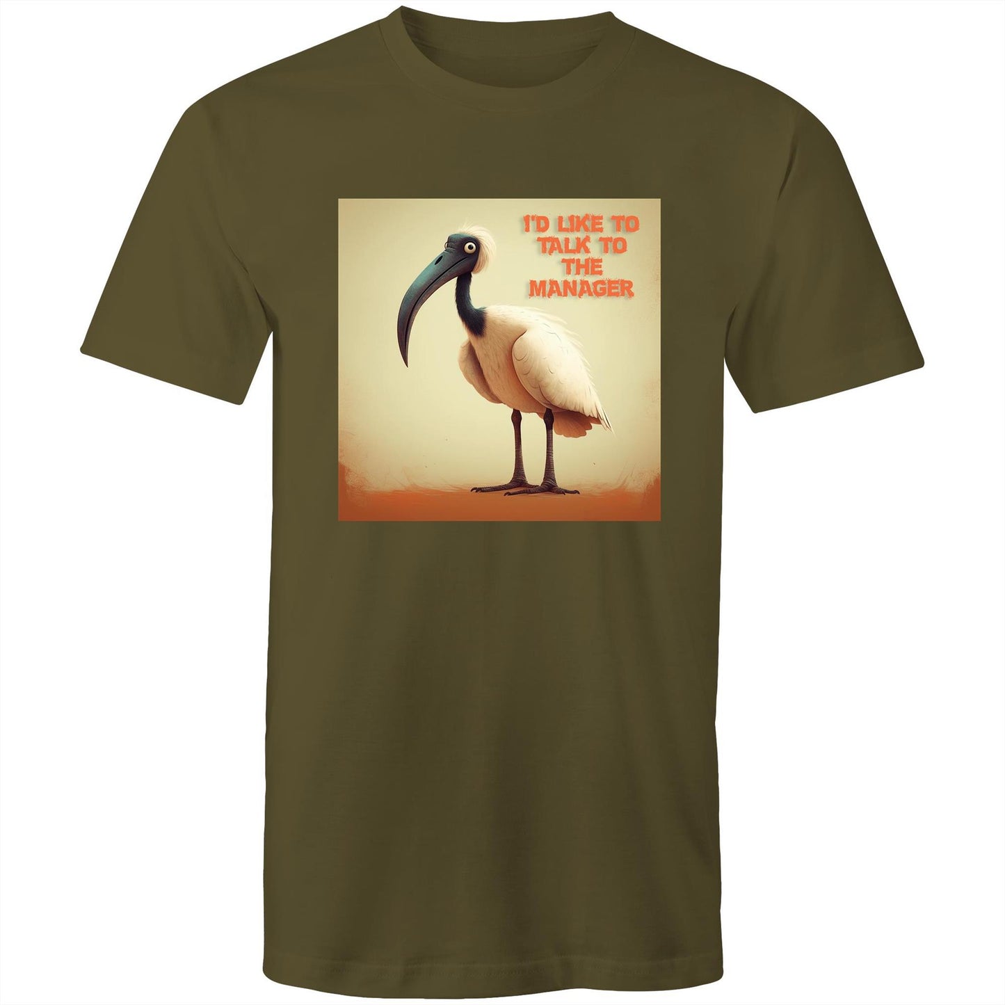 Bin Chicken T-Shirt: "I'd Like To Talk To The Manager" | Ozzy Anarchy