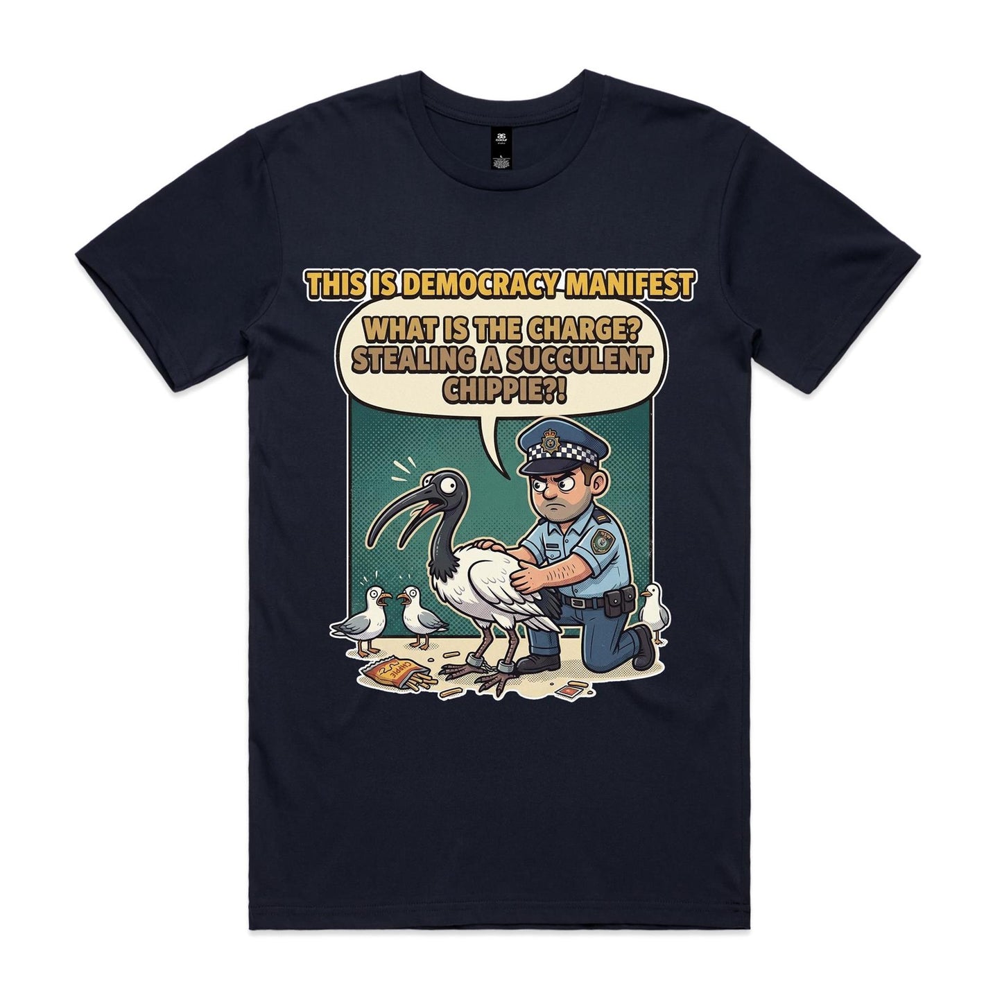 Bin Chicken - This Is Democracy Manifest Tee