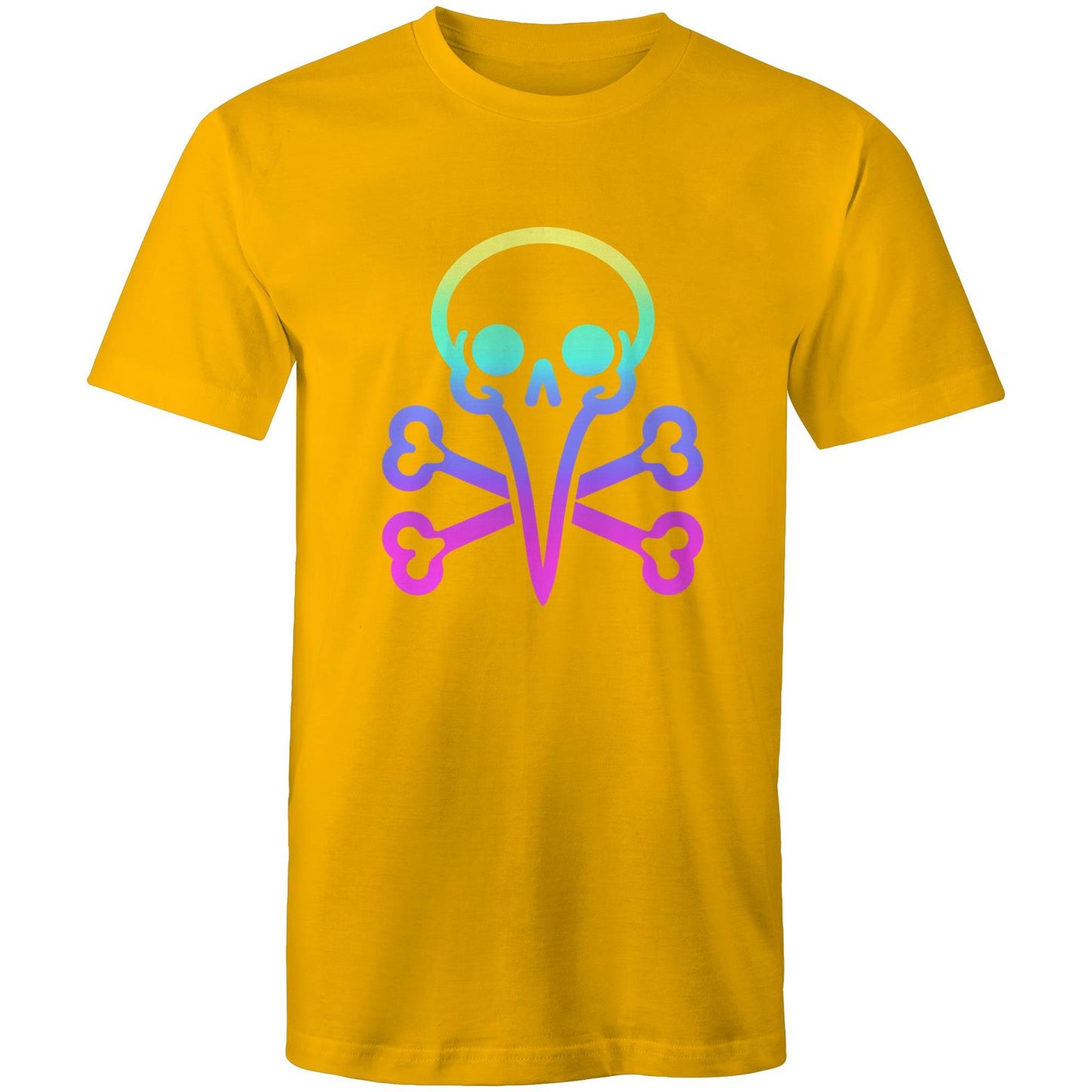 Men's Bin Chicken - Rainbow Skull Tee