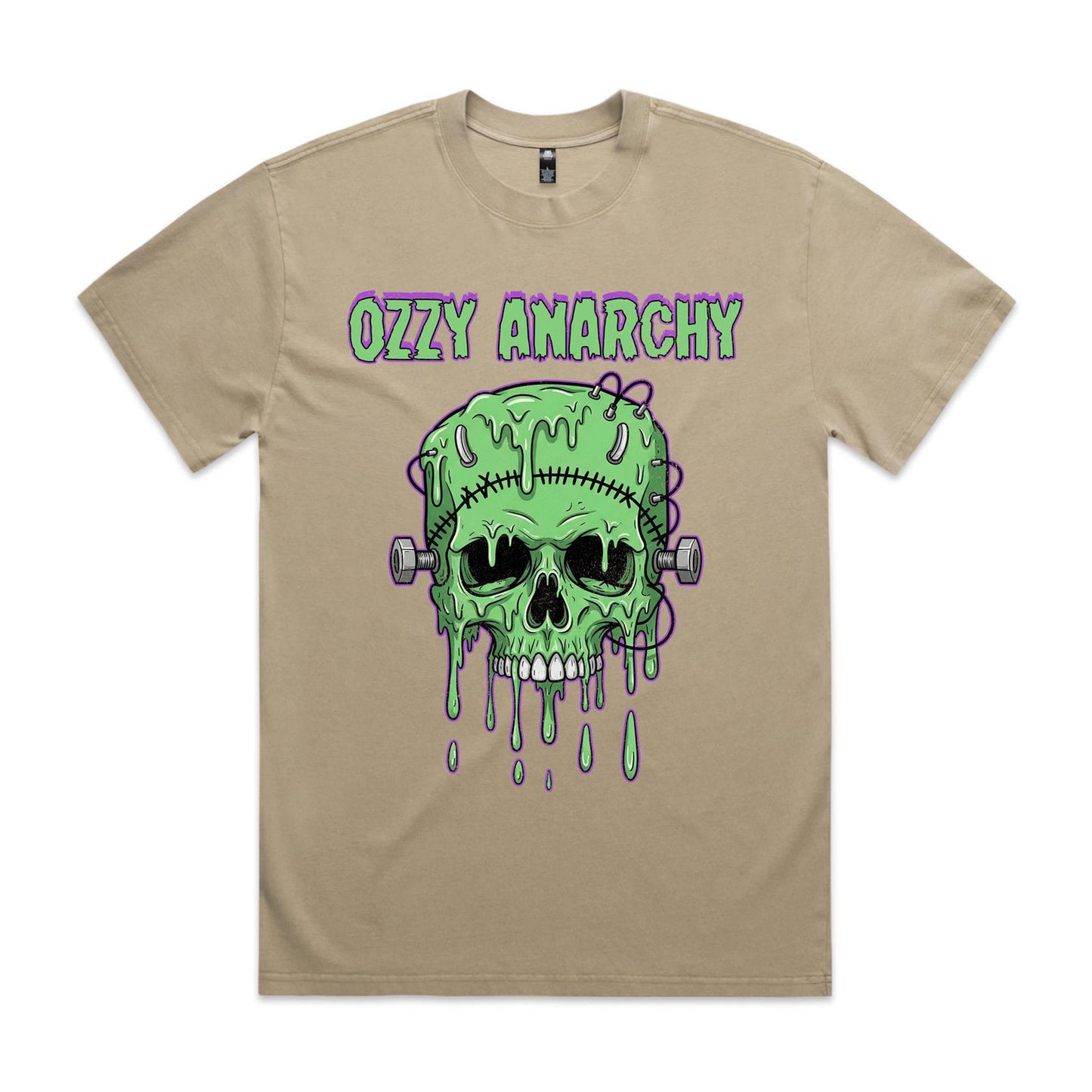 Frankenstein | Heavy Faded T-Shirt | Ozzy Anarchy