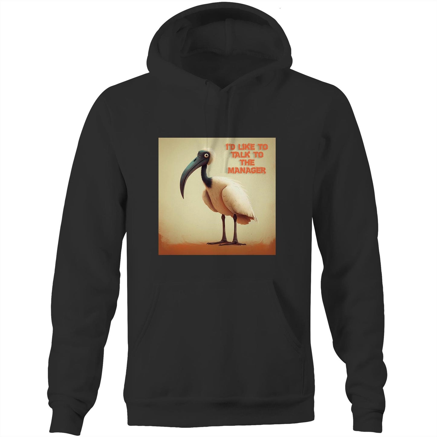 Bin Chicken Pocket Hoodie: "I'd Like To Talk To The Manager" | Ozzy Anarchy