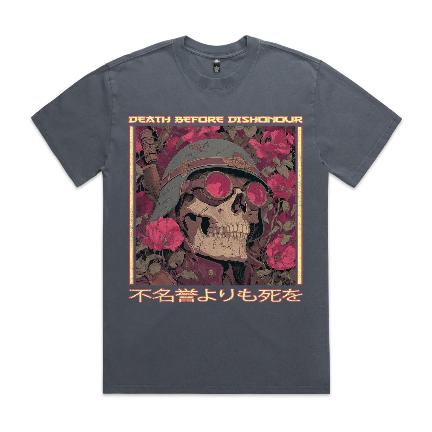Death Before Dishonour Heavy Faded T-Shirt | Ozzy Anarchy