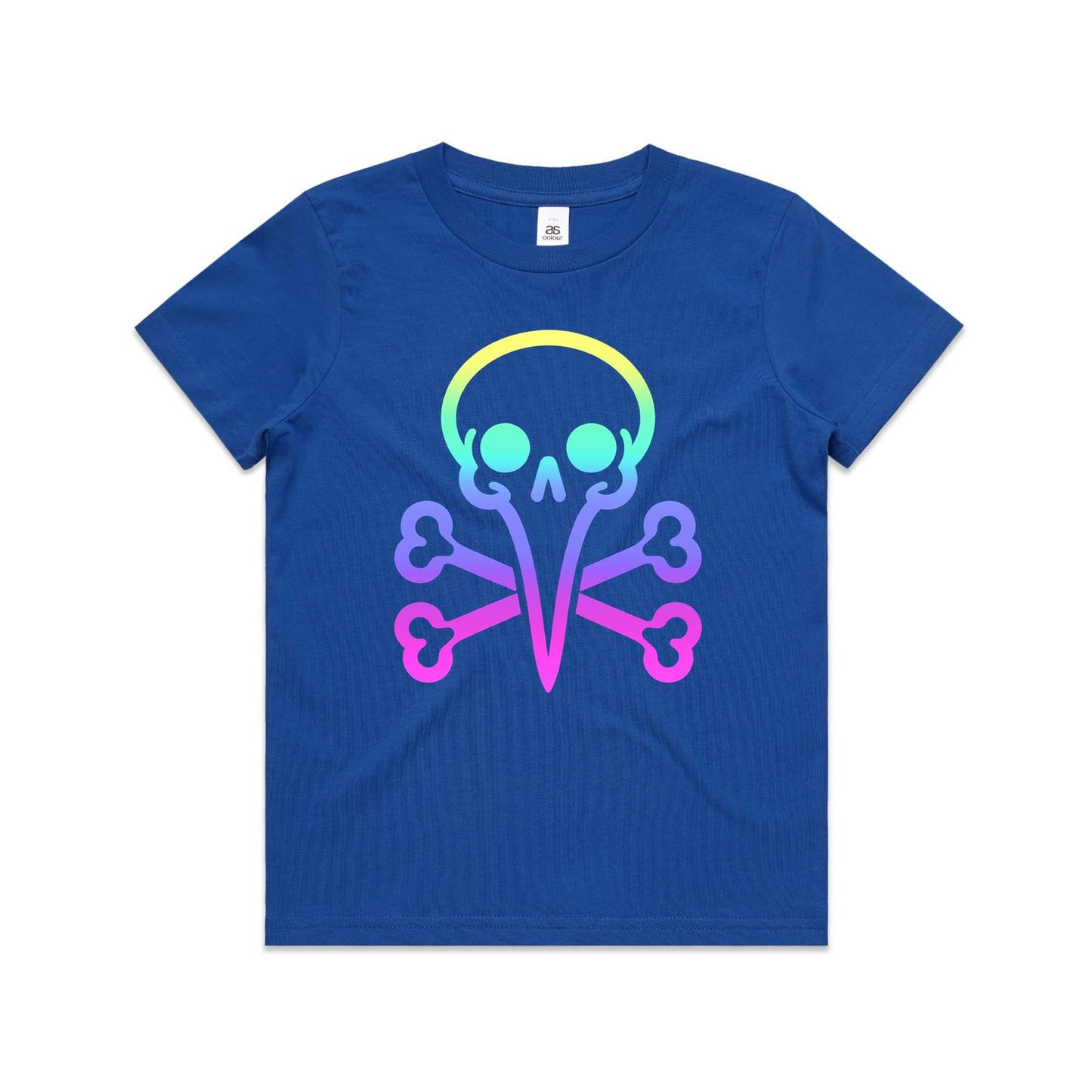 Kids Youth - Rainbow Skull Tee