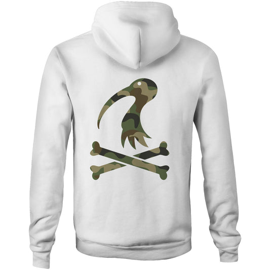 Camo Cross Bones  - Pocket Hoodie
