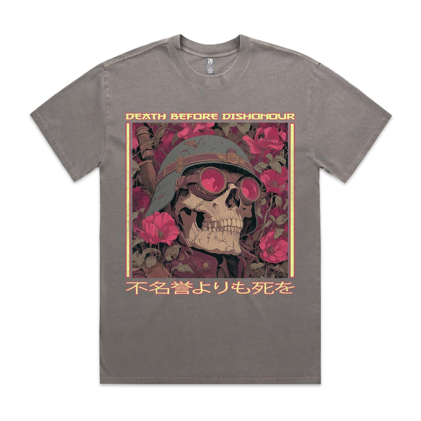 Death Before Dishonour Heavy Faded T-Shirt | Ozzy Anarchy