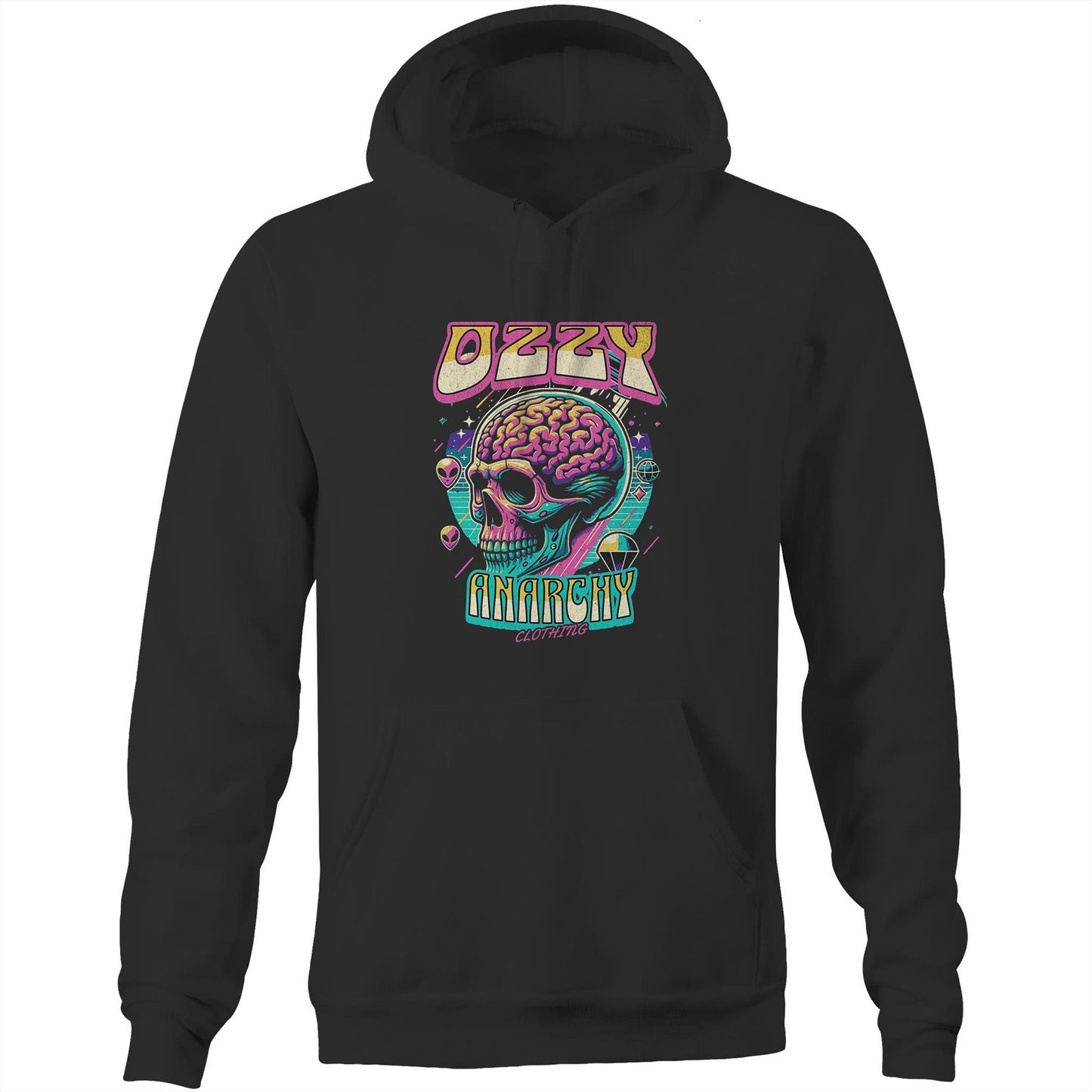 Ozzy Anarchy - Alien Brains - Pocket Hoodie