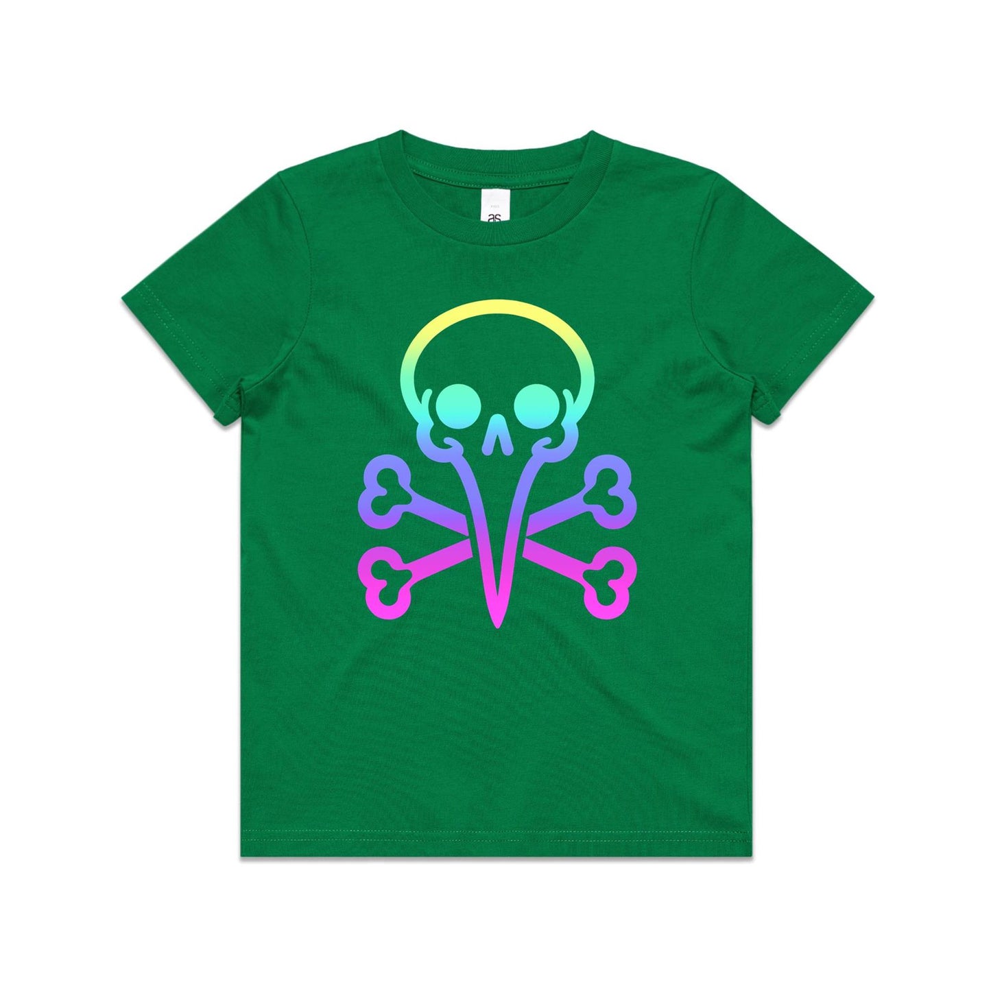 Kids Youth - Rainbow Skull Tee